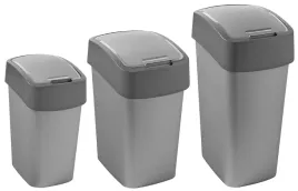 curver-zestaw-3-koszy-na-smieci-z-pokrywa-flip-bin-9l-25l-45l-srebrny