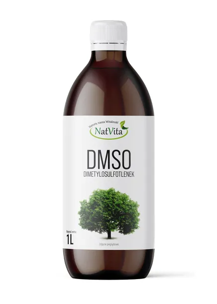 DMSO Dimetylosulfotlenek 99,99% 1000ml 1L CZDA Rozpuszczalnik NatVita