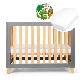 kojec-lozeczko-dzieciece-100x70-cm-materac-i-naklejki-na-sciane-gratis