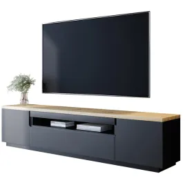 komoda-rtv-eno-200-czarny-mat-dab-artisan