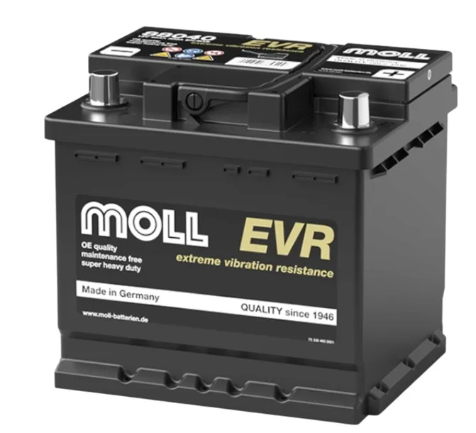 AKUMULATOR MOLL EVR-88040 40Ah ZAGĘSZCZARKA