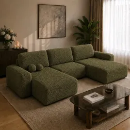 naroznik-rozkladany-lumi-u-zielony-boucle-funkcja-spania-pojemnik-374-cm