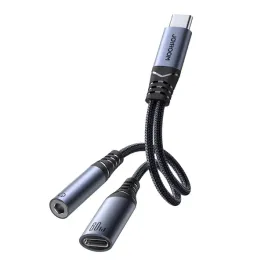 adapter-dac-2w1-joyroom-sy-c02-usb-c-do-usb-c-mini-jack-3-5-mm-czarny