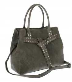 torebka-damska-shopper-kuferek-a4-elegancka-torba-do-pracy-mc812-zielona