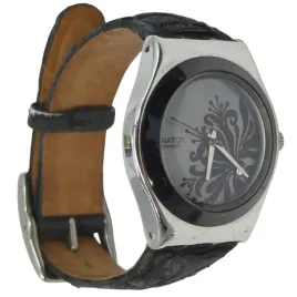 zegarek-damski-na-pasku-swatch-irony-medium-black-flower-czarny