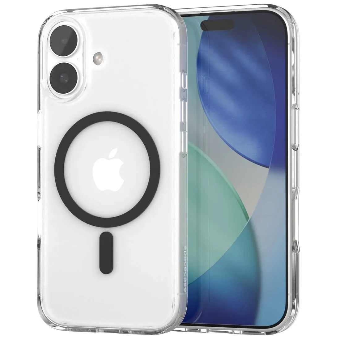 spacecase-clear-mag-iphone-17-black