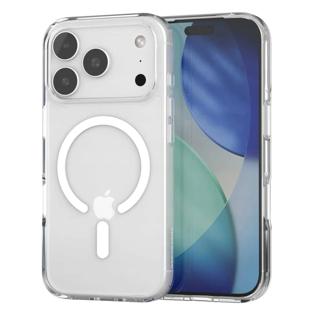 spacecase-clear-mag-iphone-17-pro-max-white