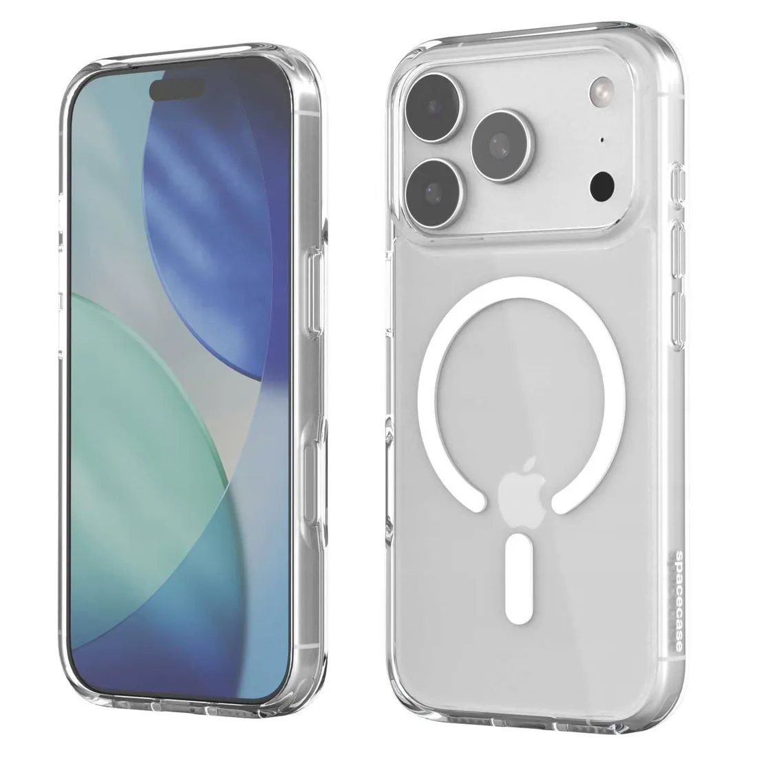spacecase-clear-mag-iphone-17-pro-max-white