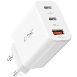 tech-protect-nc30w-3-port-network-charger-pd30w-qc3-0-white