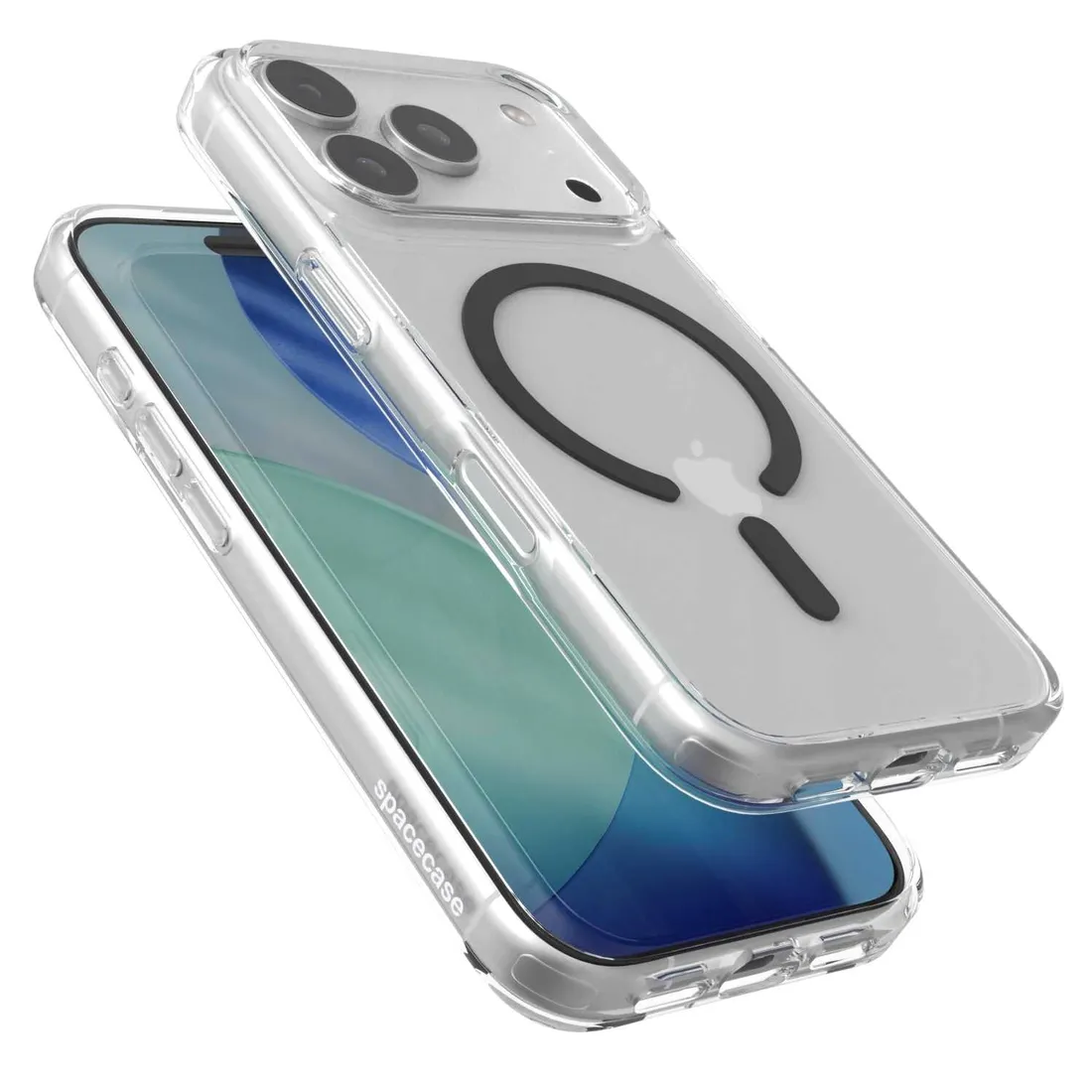 spacecase-clear-mag-iphone-17-pro-black