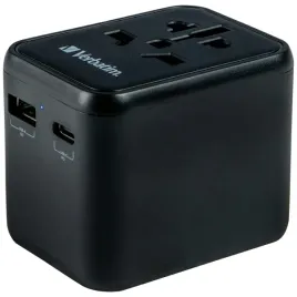verbatim-adapter-podrozny-eu-uk-us2xusb-a-usb-c-pd-20w-uta-02-czarny-black