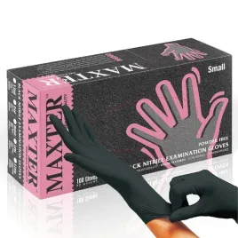 rekawice-nitrylowe-bezpudrowe-maxter-czarne-rozmiar-xl-100-szt