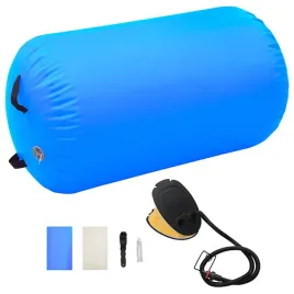 vidaxl-dmuchany-walek-gimnastyczny-z-pompka-100x60-cm-pvc-niebieski