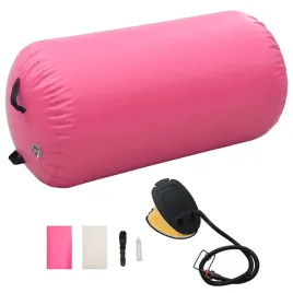 vidaxl-dmuchany-walek-gimnastyczny-z-pompka-120x75-cm-pvc-rozowy