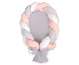 kokon-niemowlecy-pleciony-2-w-1-bialo-szaro-bezowy