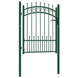vidaxl-brama-ogrodzeniowa-emmen-z-kolcami-stalowa-104x1095-cm-zielona