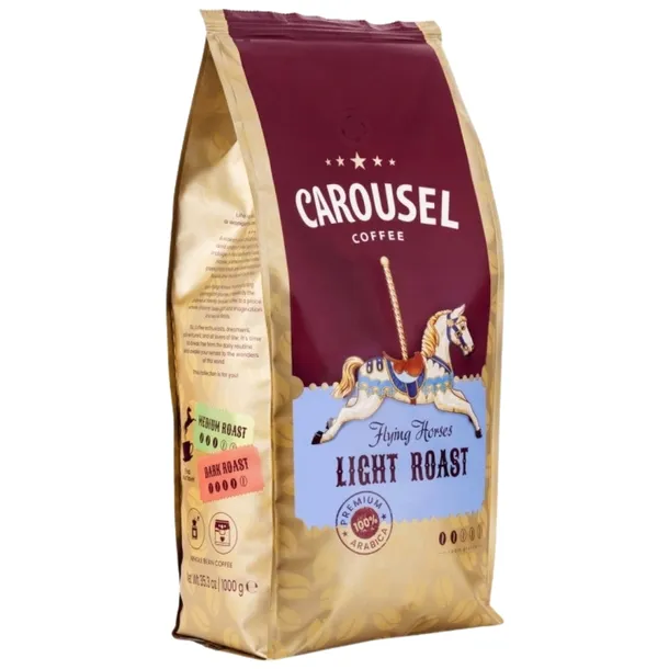 Kawa ziarnista Carousel Flying Horses Light Roast 1kg - 100% Arabica