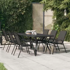 vidaxl-stol-ogrodowy-czarny-180x80x70-cm-stal-i-szklo