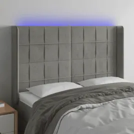 vidaxl-zaglowek-do-lozka-z-led-jasnoszary-147x16x118-128-cm-aksamit