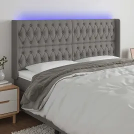 vidaxl-zaglowek-do-lozka-z-led-ciemnoszary-183x16x118-128cm-tkanina