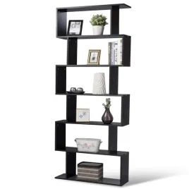 regal-na-ksiazki-6-polek-biblioteczka-polka-loft-czarny-192-cm