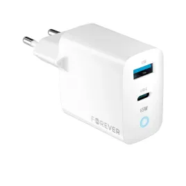 forever-ladowarka-sieciowa-gan-pd-qc-tc-06-65ac-1x-usb-c-1x-usb-65w-biala