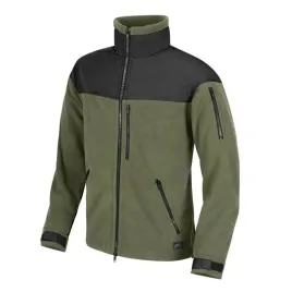 bluza-classic-army-fleece-olive-green-czarny