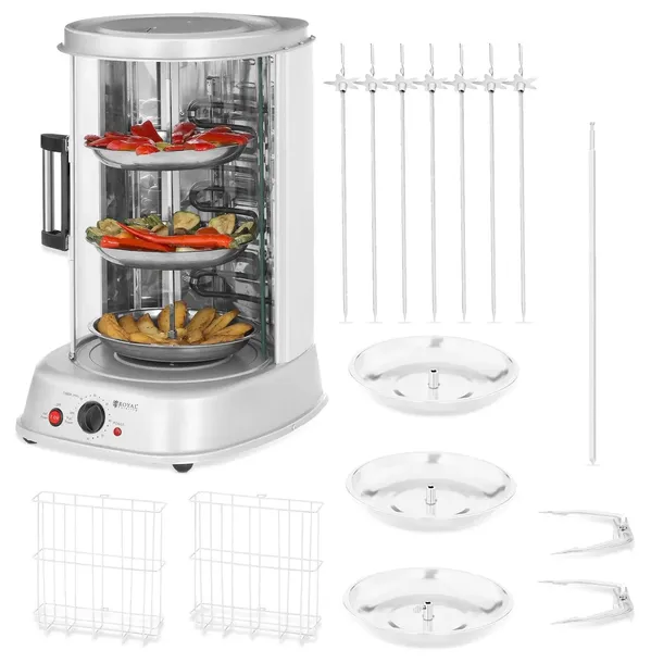 Grill pionowy - 1800 W - 4w1 ROYAL CATERING RCGV-1800 10010882