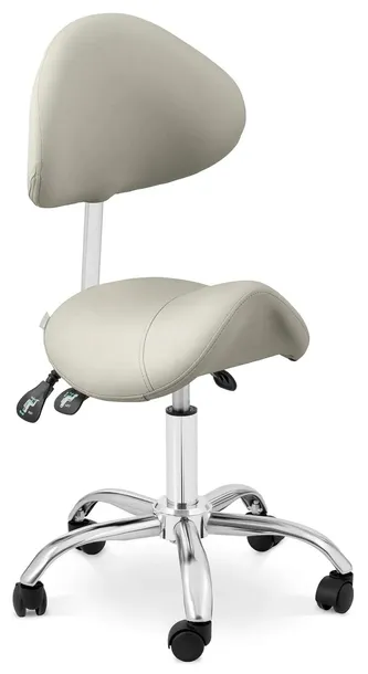 Taboret kosmetyczny krzesło siodłowe 51-65 cm 150 kg Physa MANNHEI 10040496