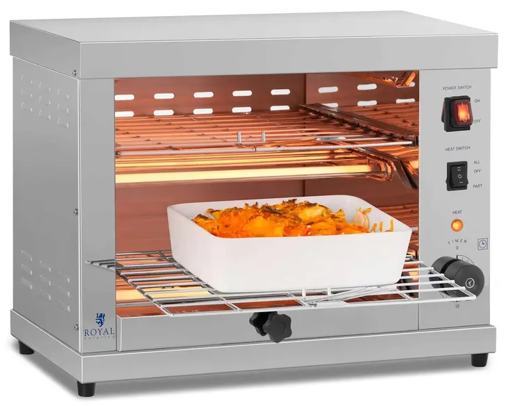 Opiekacz Salamander 3250W kwarcowe grzałki Royal Catering RCET 360H