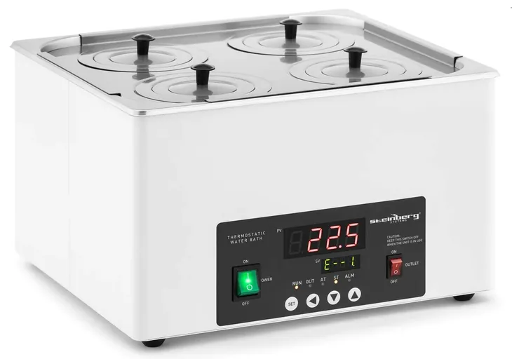 Łaźnia wodna laboratoryjna cyfrowa 14,6 l Steinberg Systems SBS-TWB-2004 10