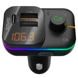 transmiter-samochodowy-fm-z-bluetooth-6-0-i-ladowarka-pd-savio-tr-18