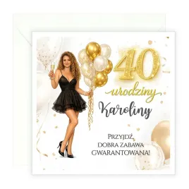 zaproszenia-na-40-urodziny-personalizowane-zloto-koperta-biala