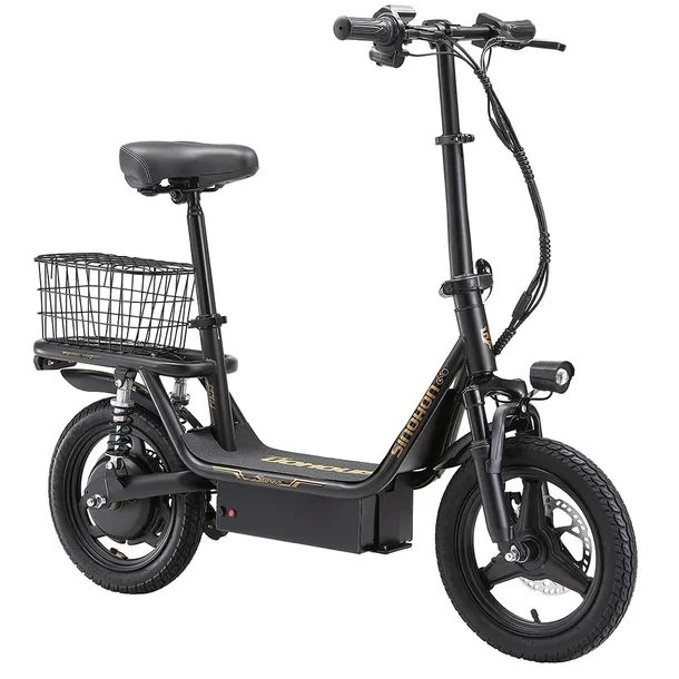 Pojazd Elektryczny Miejski Siodełko Koła 14'' 500W 36V do 32km/h Zasięg60KM