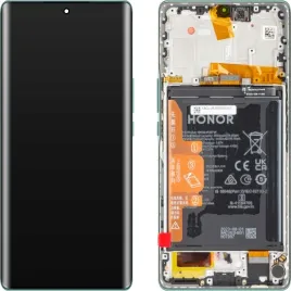 org-wyswietlacz-lcd-z-ramka-i-bateria-honor-magic5-lite-or-honor-x9a-zielony