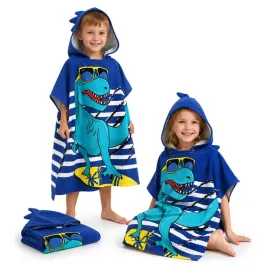 recznik-poncho-dzieciecy-150-cm-z-kapturem-na-basen-dinozaur