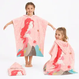 recznik-poncho-dzieciecy-150-cm-z-kapturem-na-basen-i-plaze-syrenka