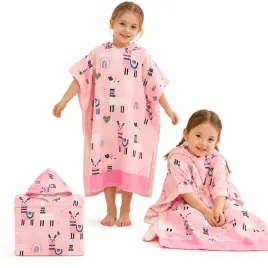 recznik-poncho-dzieciecy-170-cm-z-kapturem-na-basen-i-plaze-lama