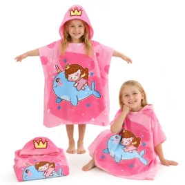 recznik-poncho-dzieciecy-150-cm-z-kapturem-na-basen-i-plaze-narwal