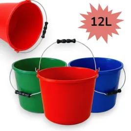 wiadro-plastikowe-12l-kolorowe-budowlane-gospodarcze-uniwersalne-mocne