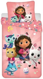 posciel-dziecieca-140x200-gabby-s-dollhouse-koci-domek-gabi