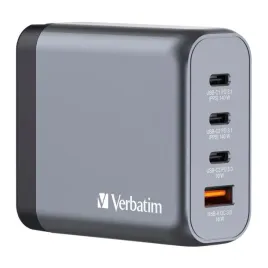 ladowarka-sieciowa-verbatim-gnc-140-gan-szaro-czarna-3xusb-c-1xusb-a