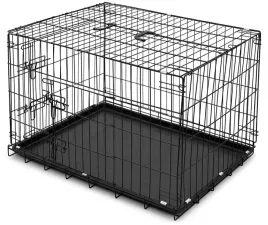 kojec-stalowy-klatka-dla-psa-36-91x62x70-cm-dwoje-drzwi-skladana-z-kuweta