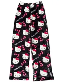 spodnie-damskie-pizamowe-dresowe-hello-kitty-czarne-cieple-rozmiar-m-l-xl
