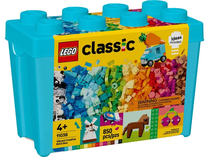 LEGO 11038 CLASSIC - KREATYWNE PUDEŁKO Z KOLOROWYMI KLOCKAMI