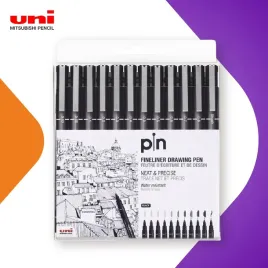 cienkopis-kreslarski-uni-pin-200-czarne-etui-12szt