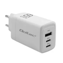 ladowarka-sieciowa-qoltec-65w-gan-2x-usb-c-pd-1x-usb-qc-3-0-biala