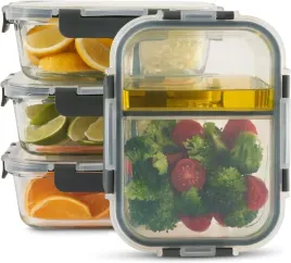 lunchbox-pojemnik-szklany-na-zywnosc-zestaw-4szt-dwukomorowe