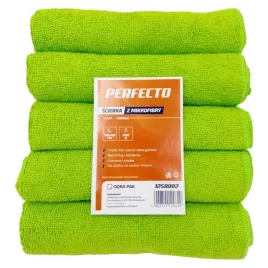 scierka-z-mikrofibry-40x40cm-perfecto-5szt-zielona