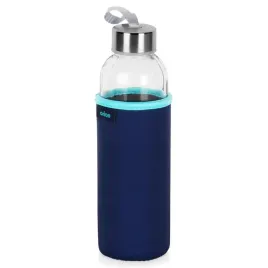 butelka-na-wode-szklana-z-pokrowcem-granatowa-540-ml